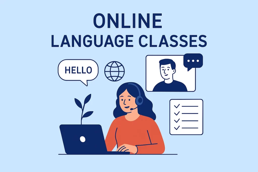 کلاس زبان آنلاین